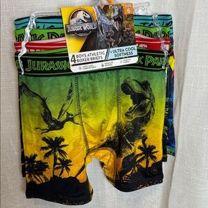 Kids Boxer Briefs - Green, Yellow, Black